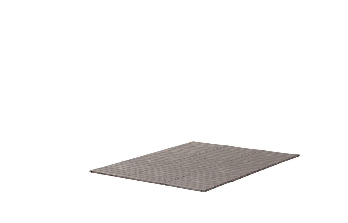 Căsuță bej My New House Smoby extensibilă cu 2 geamuri cu obloane și 2 geamuri rotunde și ușă mică 135 cm înălțime cu filtru anti UV de la 2 ani